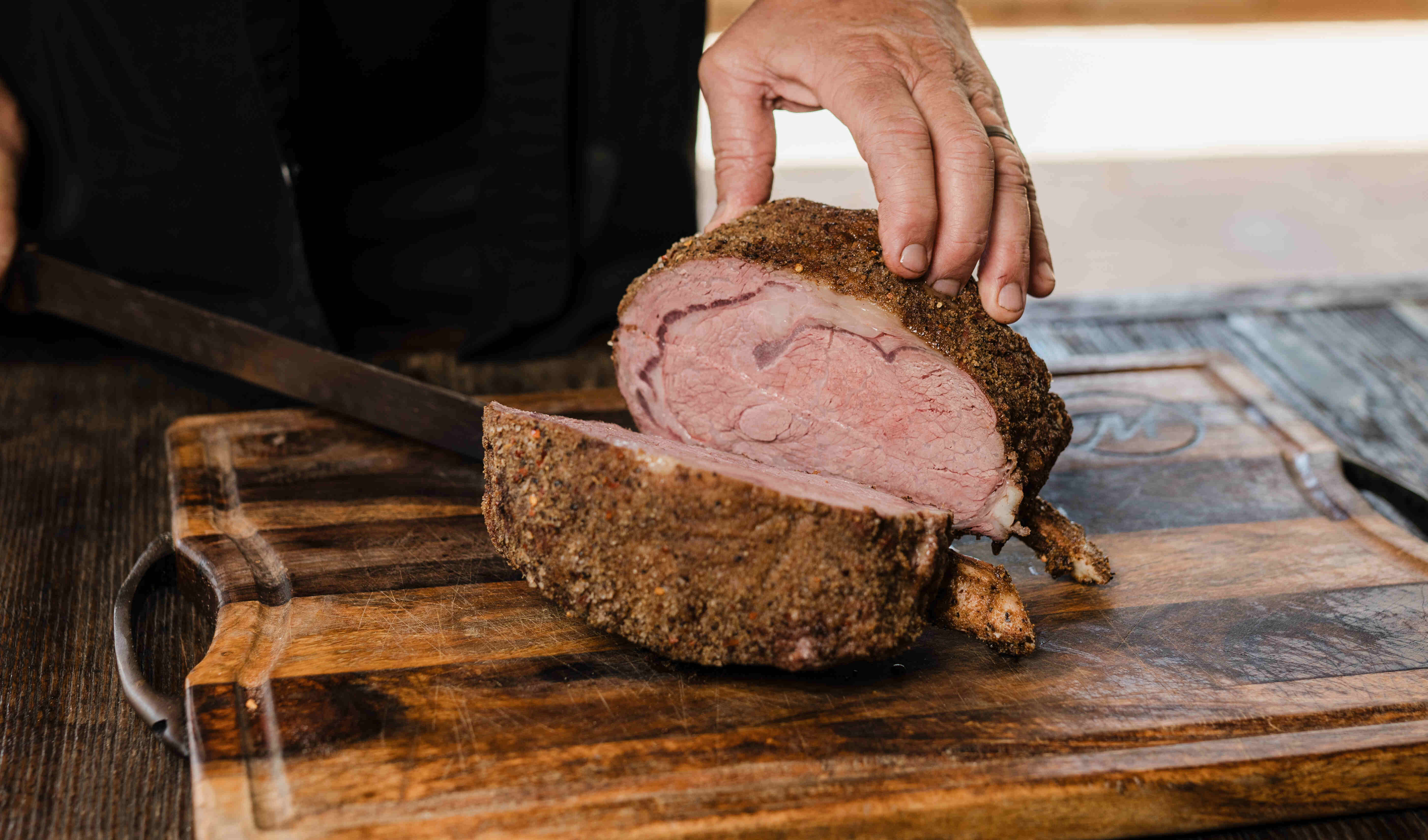 Smoked French Cut Prime Rib Masterbuilt